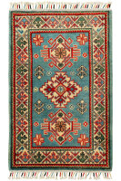 Teppich Orient Kazak Brücke 60x90 cm 100% Wolle...