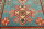 Teppich Orient Kazak Brücke 60x90 cm 100% Wolle Handgeknüpft Rug Tapis rot blau