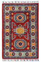 Teppich Orient Kazak Brücke 60x90 cm 100% Wolle...