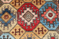 Teppich Orient Felder Ziegler 60x90 cm 100% Wolle Handgeknüpft Brücke Rug multi