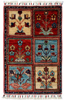 Teppich Orient Ziegler Felder Bakhtiar 60x90 cm 100%...