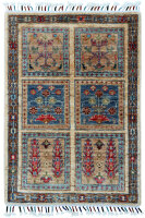 Teppich Orient Ziegler Felder Bakhtiar 60x90 cm 100%...